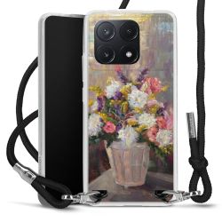 New Carry Case Transparent Stoff schwarz/silber