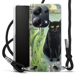 New Carry Case Transparent Stoff schwarz/silber