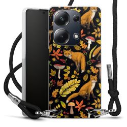 New Carry Case Transparent Stoff schwarz/silber