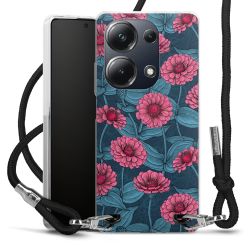 New Carry Case Transparent Stoff schwarz/silber