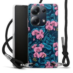 New Carry Case Transparent Stoff schwarz/silber