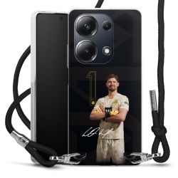 New Carry Case Transparent Stoff schwarz/silber