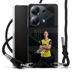 New Carry Case Transparent Stoff schwarz/silber