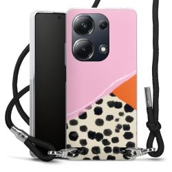 New Carry Case Transparent Stoff schwarz/silber