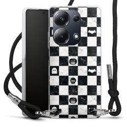 New Carry Case Transparent Stoff schwarz/silber