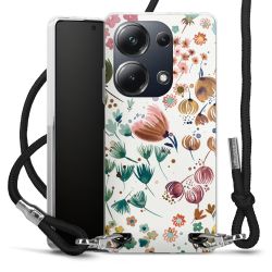 New Carry Case Transparent Stoff schwarz/silber