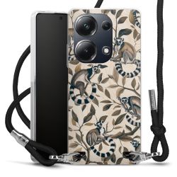 New Carry Case Transparent Stoff schwarz/silber