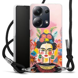 New Carry Case Transparent Stoff schwarz/silber