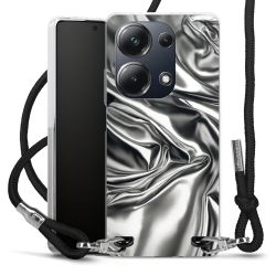 New Carry Case Transparent Stoff schwarz/silber