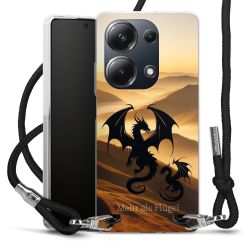 New Carry Case Transparent Stoff schwarz/silber