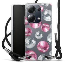 New Carry Case Transparent Stoff schwarz/silber