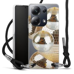 New Carry Case Transparent Stoff schwarz/silber