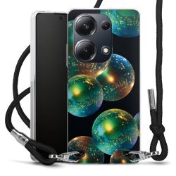 New Carry Case Transparent Stoff schwarz/silber