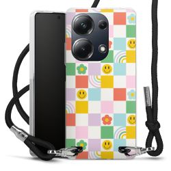 New Carry Case Transparent Stoff schwarz/silber