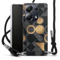 New Carry Case Transparent Stoff schwarz/silber