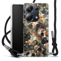 New Carry Case Transparent Stoff schwarz/silber