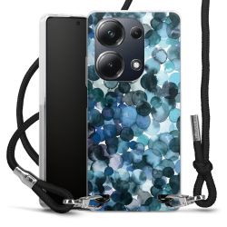 New Carry Case Transparent Stoff schwarz/silber