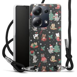 New Carry Case Transparent Stoff schwarz/silber