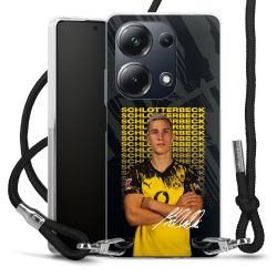 New Carry Case Transparent Stoff schwarz/silber