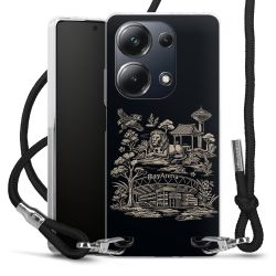 Carry Case Stoff schwarz/silber