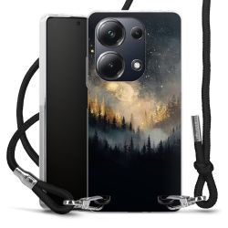 New Carry Case Transparent Stoff schwarz/silber