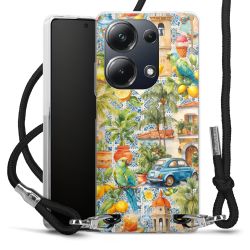 Carry Case Stoff schwarz/silber