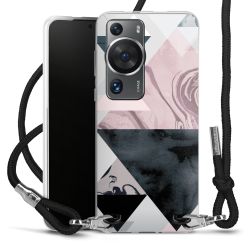 Carry Case Transparent Fabric black/silver