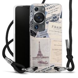 Carry Case Transparent Fabric black/silver