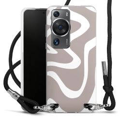 New Carry Case Transparent Stoff schwarz/silber