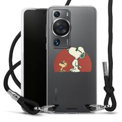 New Carry Case Transparent Stoff schwarz/silber