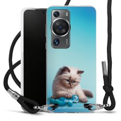 New Carry Case Transparent Stoff schwarz/silber