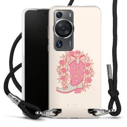 New Carry Case Transparent Stoff schwarz/silber