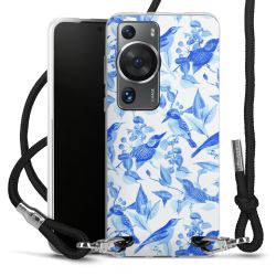 New Carry Case Transparent Stoff schwarz/silber