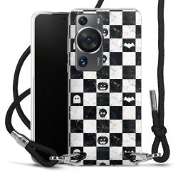 New Carry Case Transparent Stoff schwarz/silber