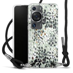 New Carry Case Transparent Stoff schwarz/silber