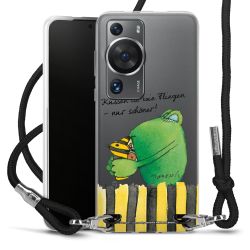 New Carry Case Transparent Stoff schwarz/silber