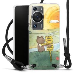 New Carry Case Transparent Stoff schwarz/silber