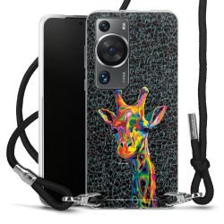 New Carry Case Transparent Stoff schwarz/silber