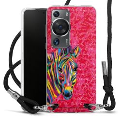 New Carry Case Transparent Stoff schwarz/silber