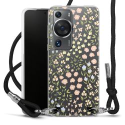 New Carry Case Transparent Stoff schwarz/silber