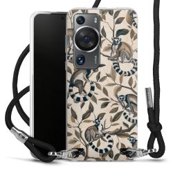 New Carry Case Transparent Stoff schwarz/silber