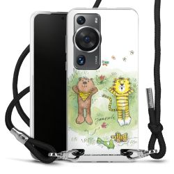 New Carry Case Transparent Stoff schwarz/silber