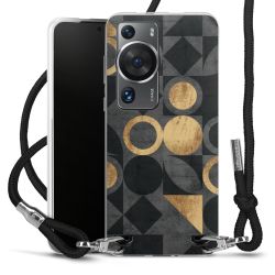 New Carry Case Transparent Stoff schwarz/silber