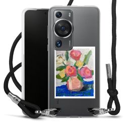 New Carry Case Transparent Stoff schwarz/silber