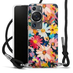 New Carry Case Transparent Stoff schwarz/silber