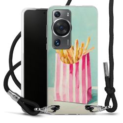 New Carry Case Transparent Stoff schwarz/silber