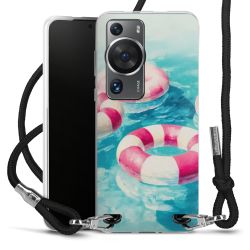 New Carry Case Transparent Stoff schwarz/silber