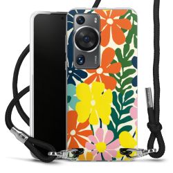 New Carry Case Transparent Stoff schwarz/silber