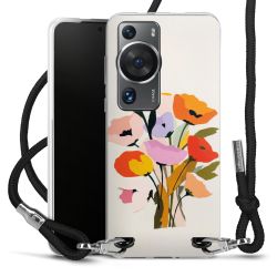 New Carry Case Transparent Stoff schwarz/silber