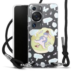 New Carry Case Transparent Stoff schwarz/silber